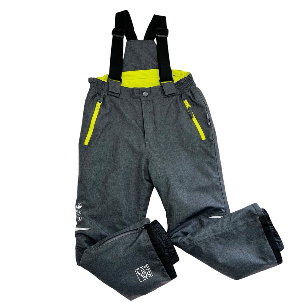 Northville Rodeo Gray Snow Bib Overalls